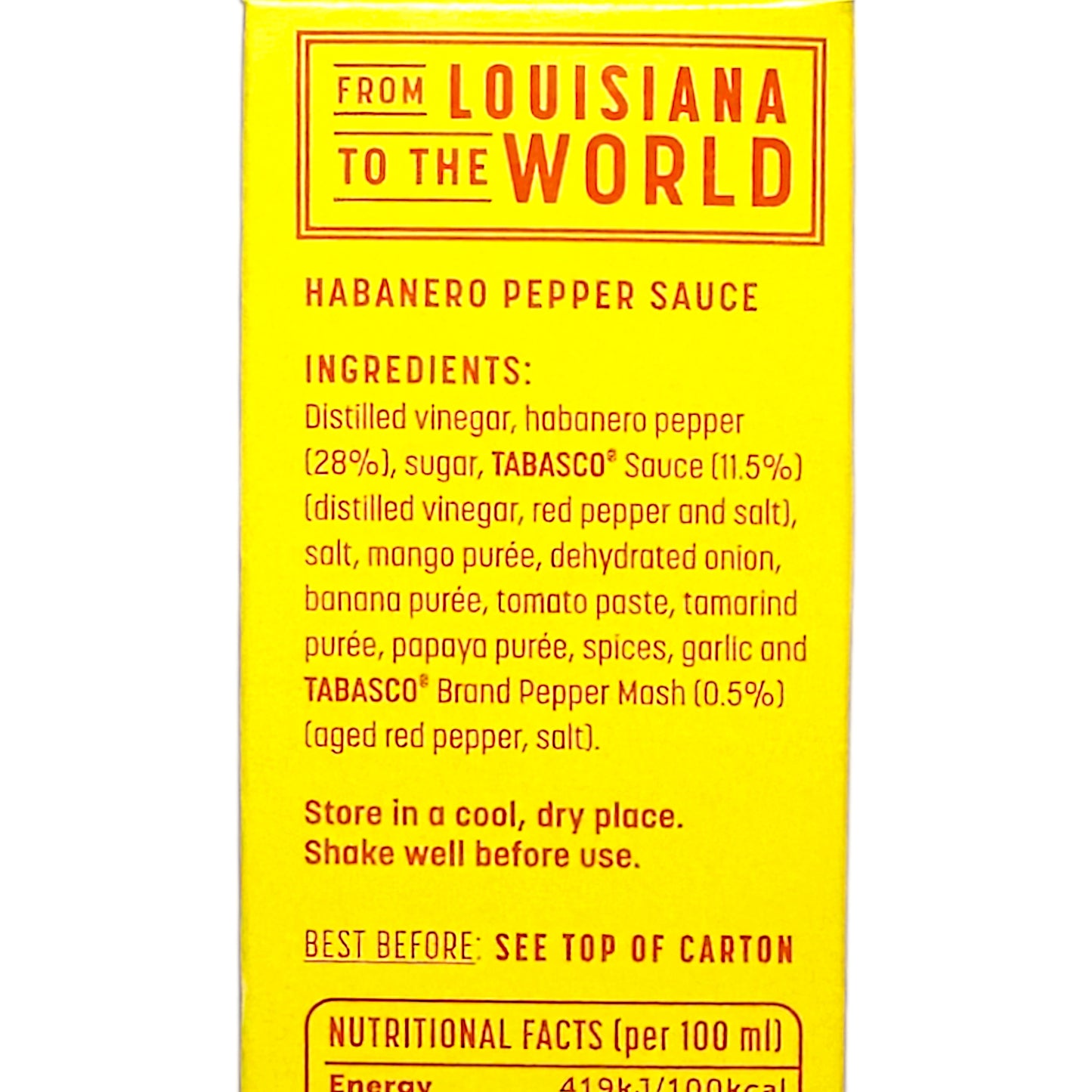 TABASCO Classic / Habanero / Jalapeno Hot Sauce - 57 ml bottle
