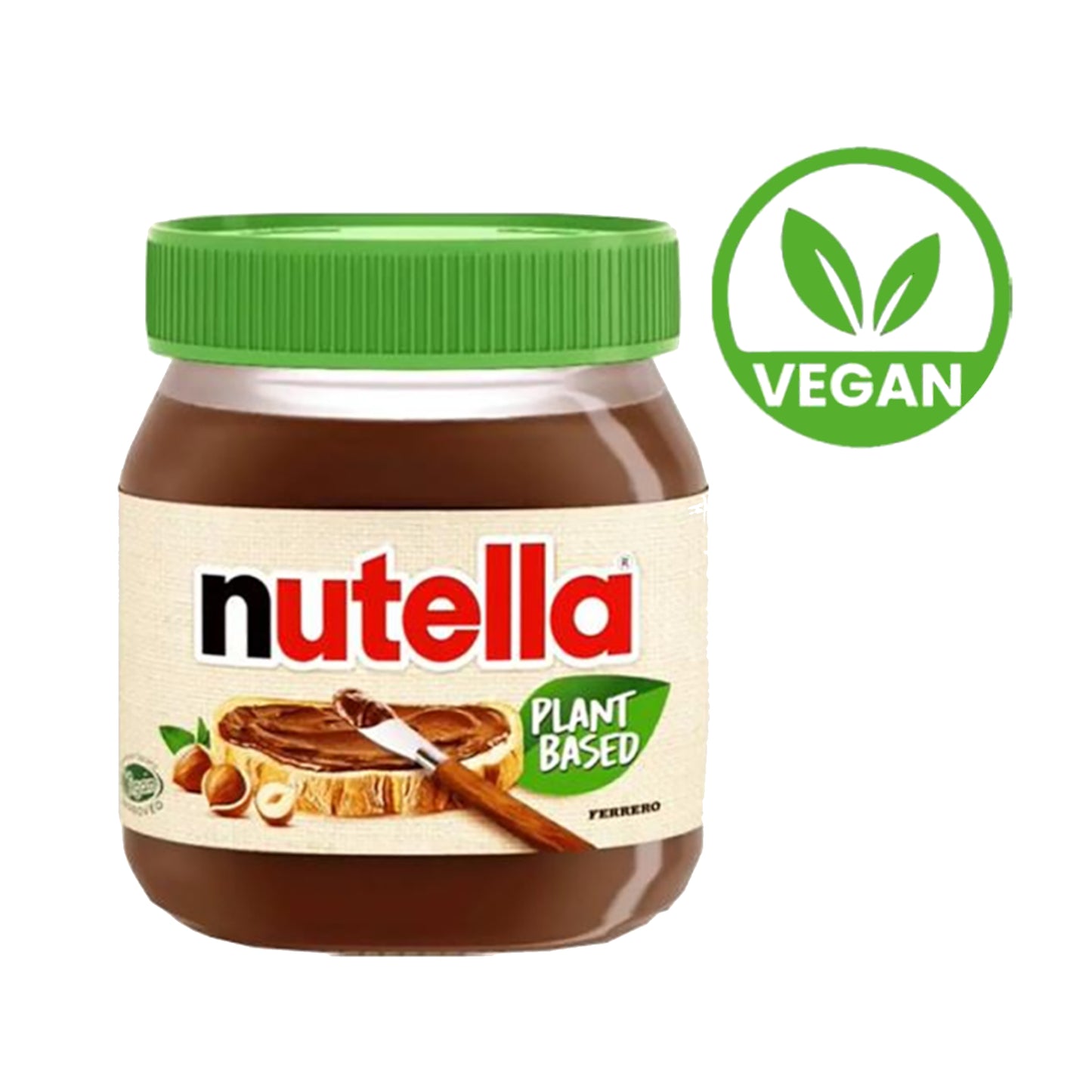 NUTELLA Vegan Plant-Based Hazelnut Spread -350 gr. jar