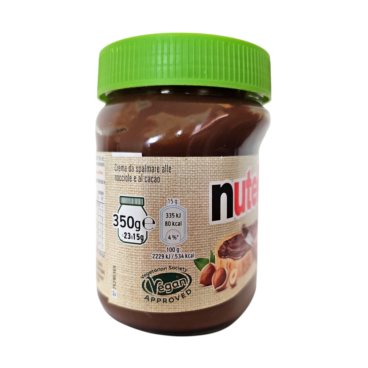 NUTELLA Vegan Plant-Based Hazelnut Spread -350 gr. jar