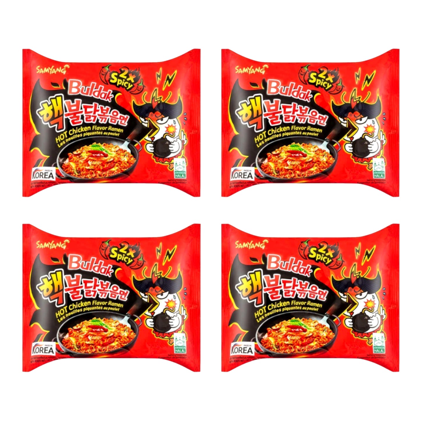 Samyang 2x SPICY Instant Noodles Ramen 1/2/3/4/5/10/20 packs