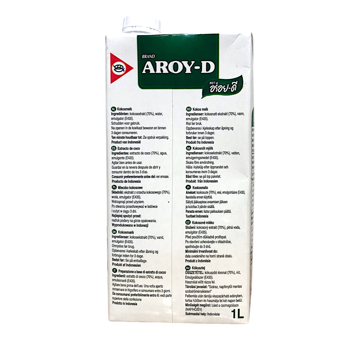 AROY-D Coconut Milk - 1l carton