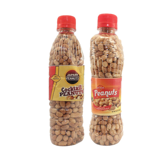 HAFFINIQUE JAPARI Roasted Nigerian Peanuts - 2 x 250 gr. pack