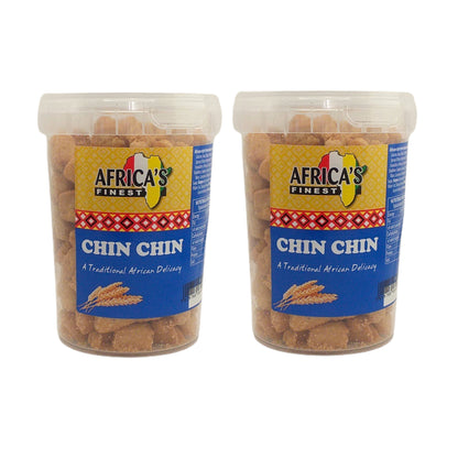 AFRICA FINEST Chin Chin Original / Peanut - 2 x 250 gr. pack