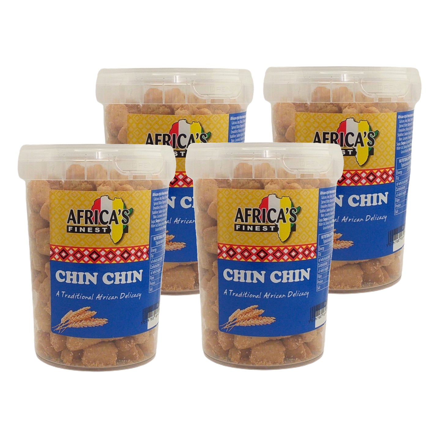 AFRICA FINEST Chin Chin Original / Peanut - 2 x 250 gr. pack