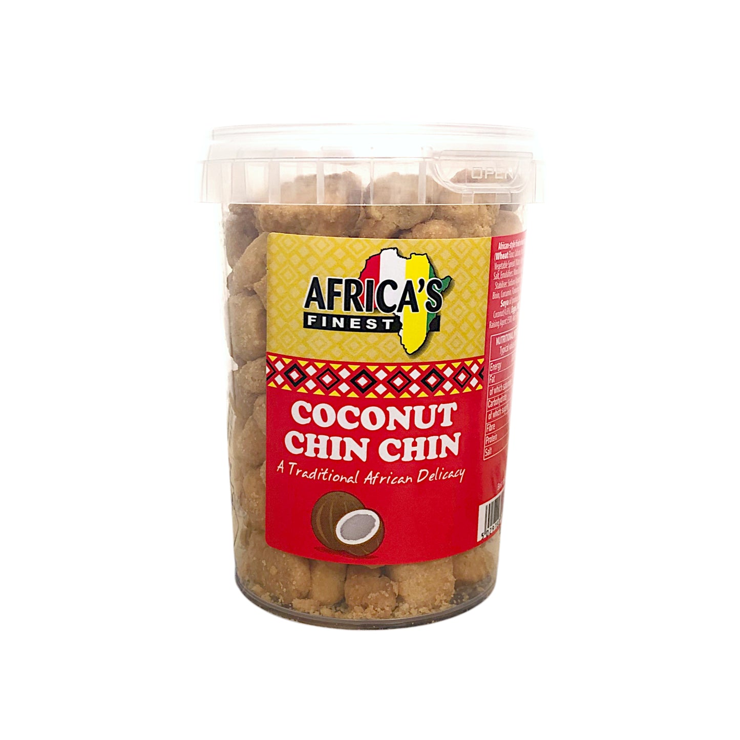 AFRICA FINEST Chin Chin Original / Peanut / Coconut - 2 x 250 gr. pack