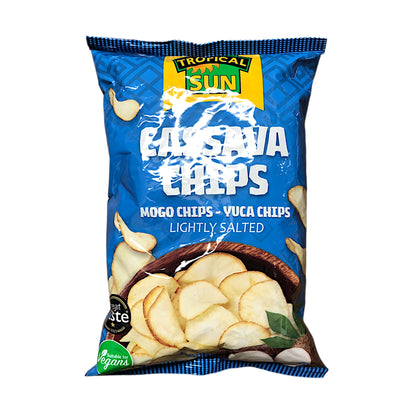 TROPICAL SUN Cassava Chips Unsalted / Salted / Barbecue / Chilli - 2 x 80 gr. pack