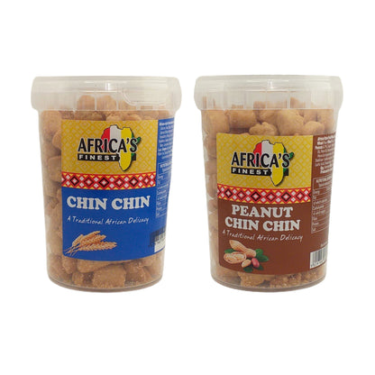 AFRICA FINEST Chin Chin Original / Peanut - 2 x 250 gr. pack