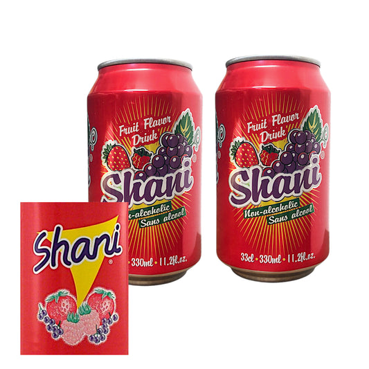 SHANI Berry Fruit Drink - 2 x 330 ml. can