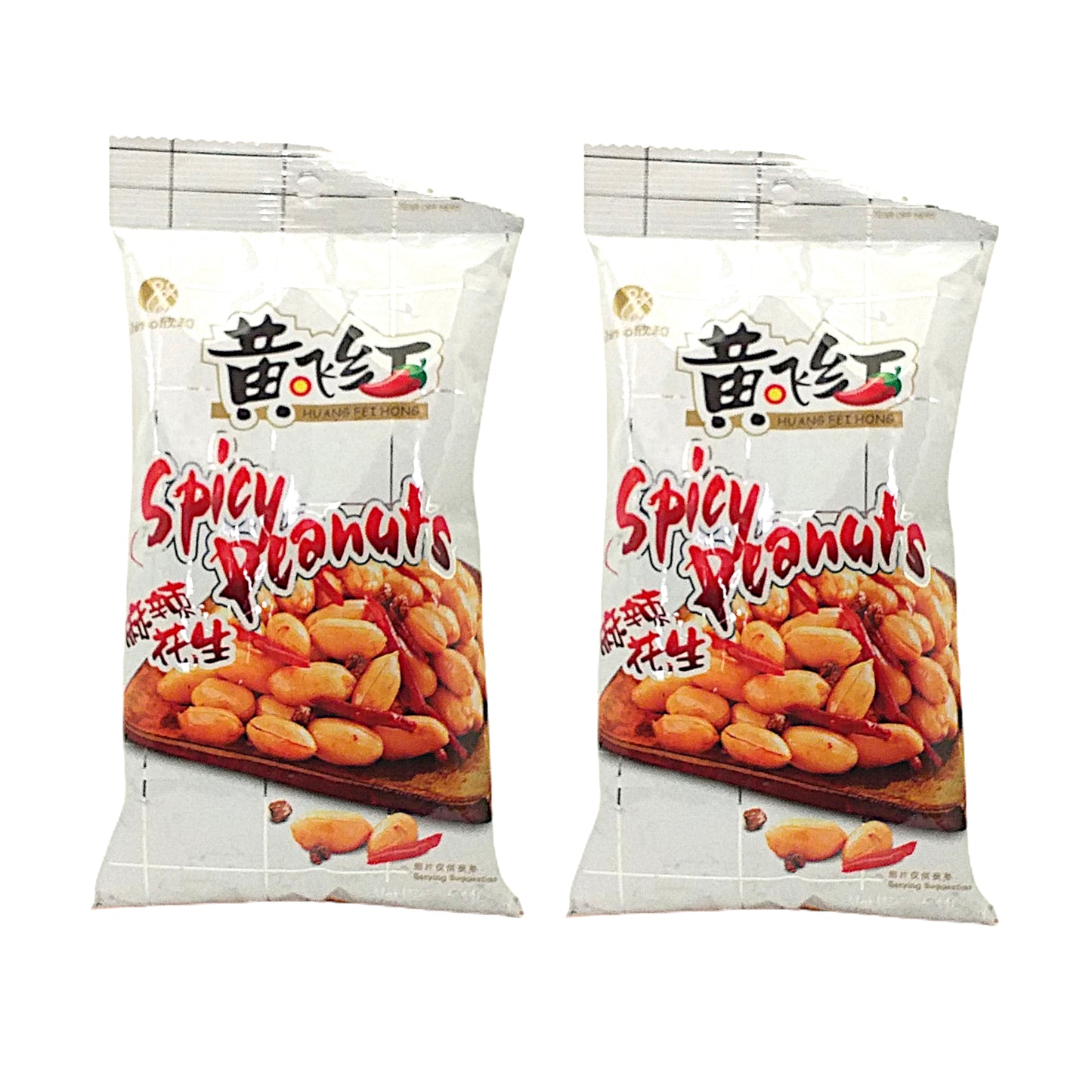 YANTAI SHINHO HUANGFEIHONG Spicy Peanuts - 2 x 110 gr. pack