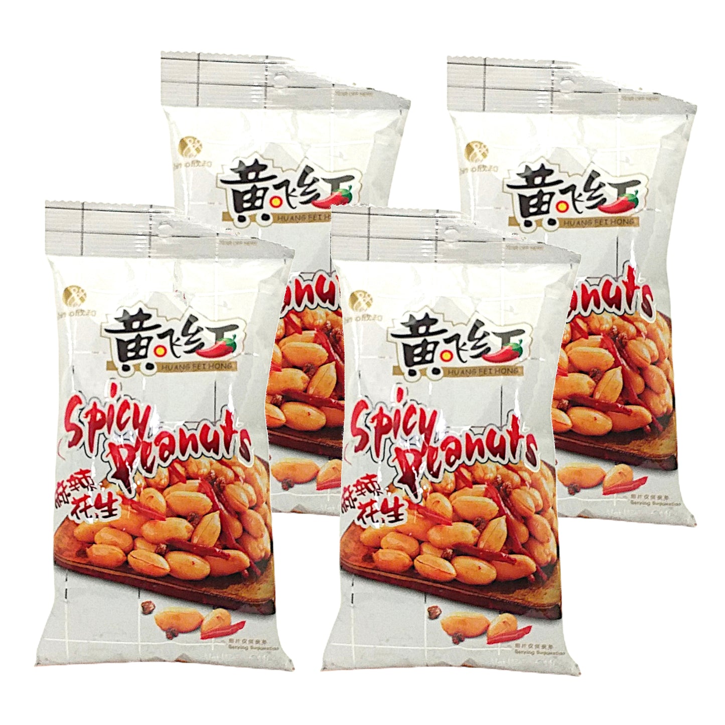 YANTAI SHINHO HUANGFEIHONG Spicy Peanuts - 2 x 110 gr. pack