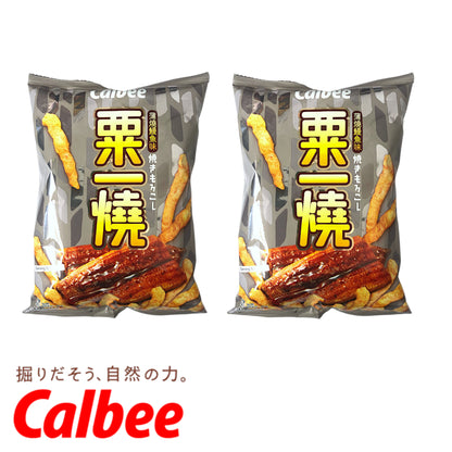 CALBEE Crisps Corn Eel Kabayaki / Fried Mantis / Lobster Supreme - 2 x 80 gr. packs