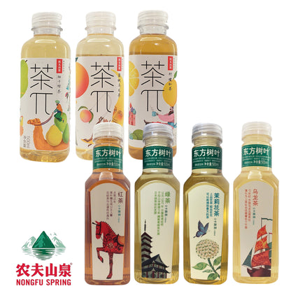 NONGFU SPRING Ice Tea Oolong Peach Oolong / Lemon / Grapefruit / Red / Jasmine / Green - 2 x 500 ml. bottle