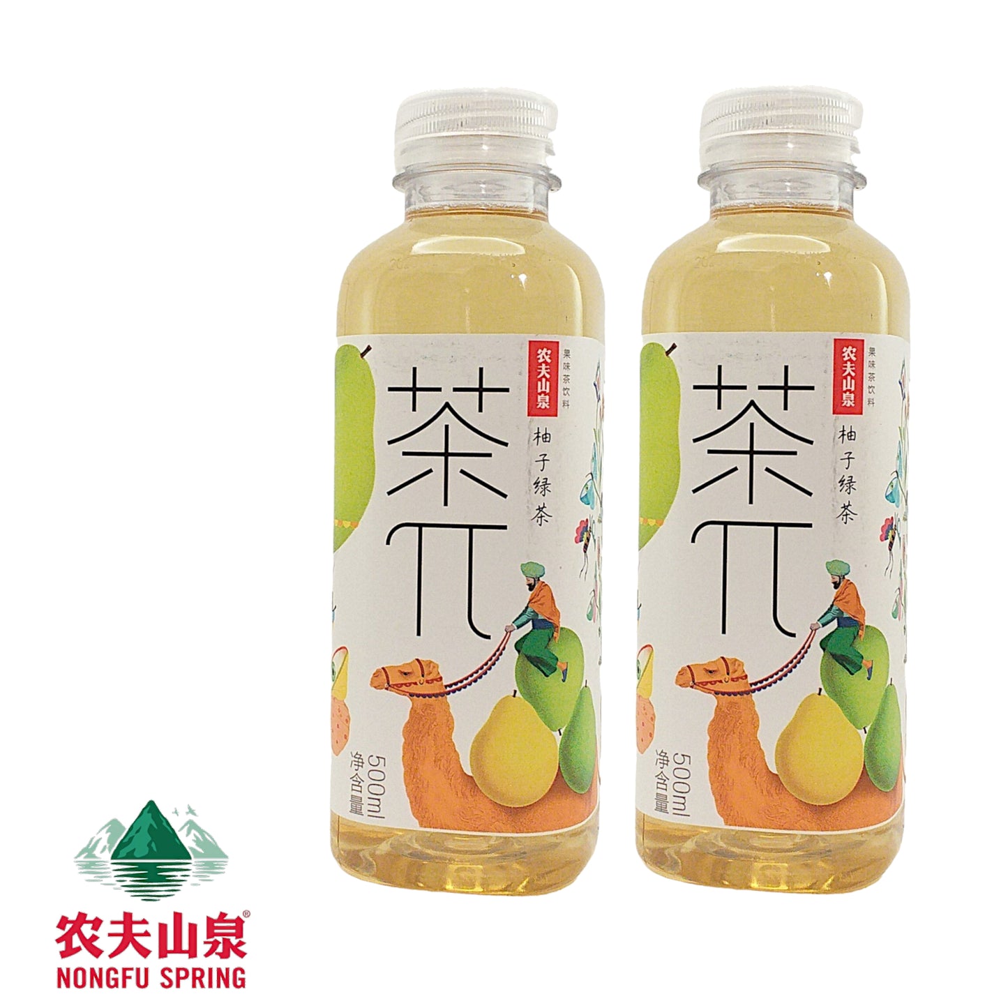 NONGFU SPRING Ice Tea Oolong Peach Oolong / Lemon / Grapefruit / Red / Jasmine / Green - 2 x 500 ml. bottle