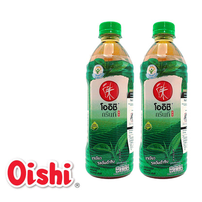 OISHI Green Tea Original / Honey Lemon / Genmai - 2 x 500 ml. bottle