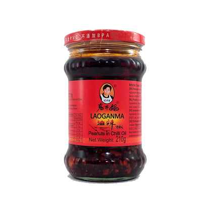 LAOGANMA Crispy Chilli / Peanuts Chilli / Fermented Soybeans / Kohlrabi Tofu - 210/280 gr. jar