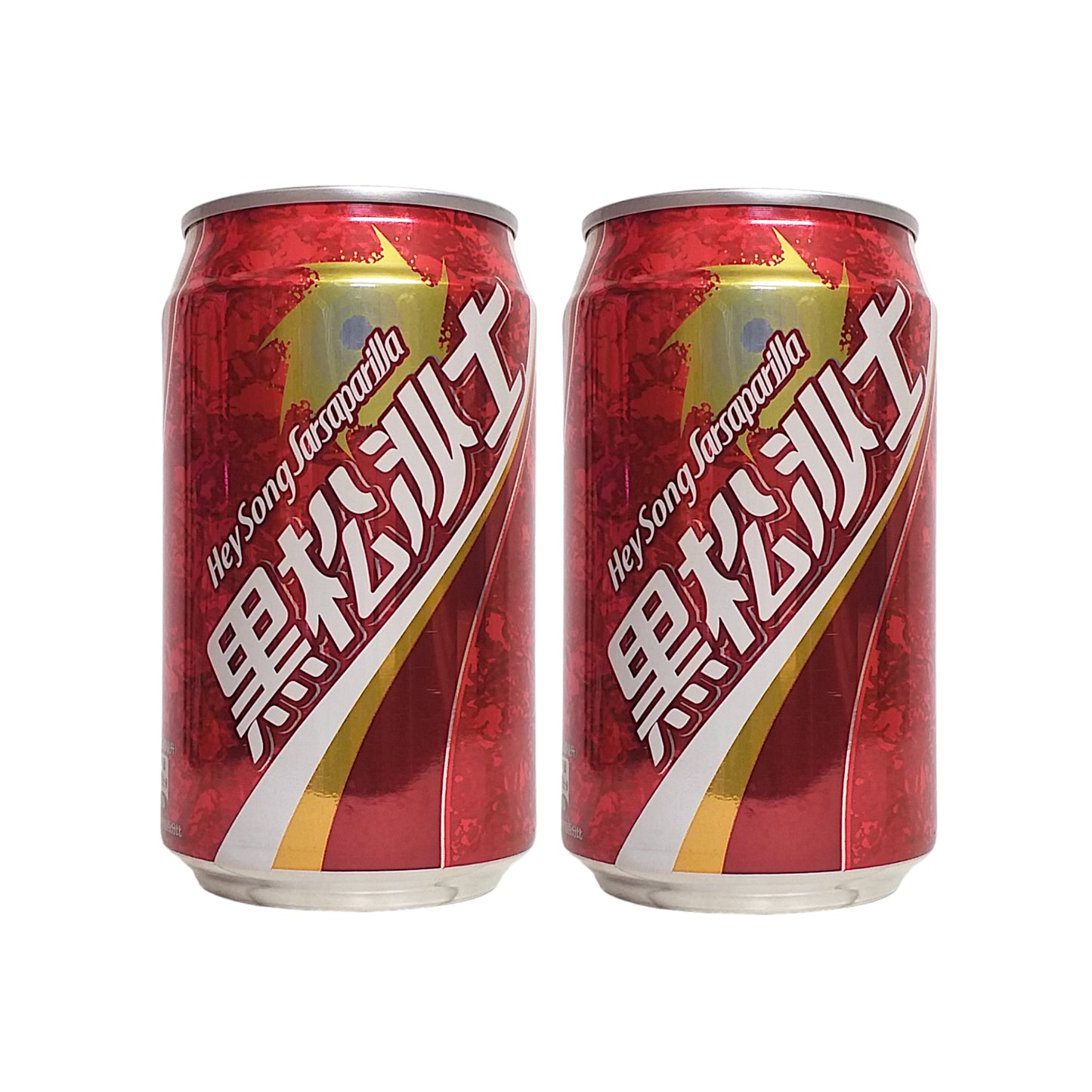 HEY SONG Salsaparilla Drink CHINA IMPORT - 2 x 335 ml. can