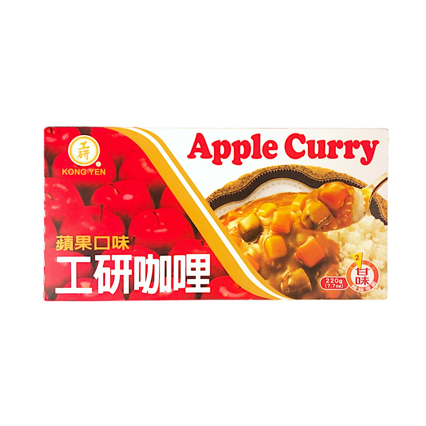 KONG YEN Apple Instant Curry Cubes - 220 gr. per pack