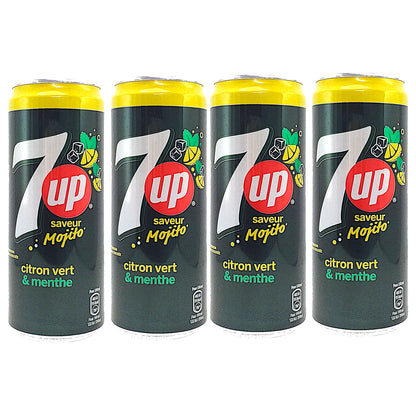 7UP Mojito Lime and Mint - 2 cans x 330 ml.