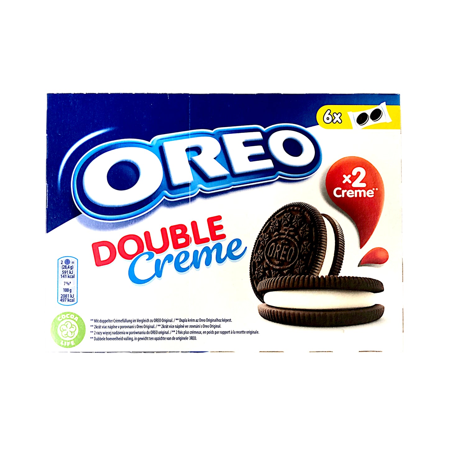 OREO Cookies Double Crème EU Import - 175 gr. box