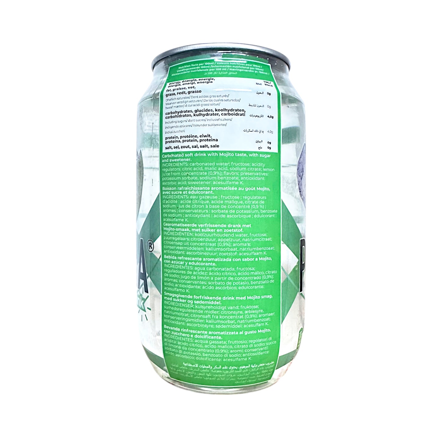 PACHA Lychee / Mojito / Peach / Strawberry Sparkling Drink - 2 x 330 ml can