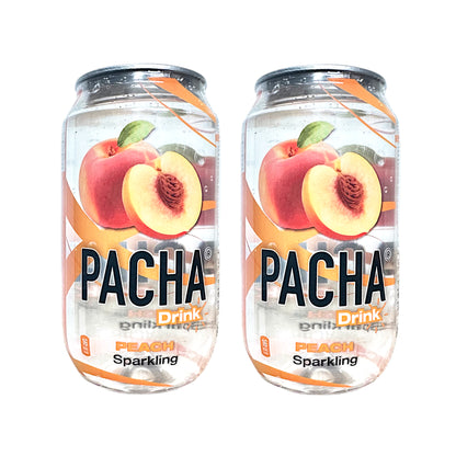 PACHA Lychee / Mojito / Peach / Strawberry Sparkling Drink - 2 x 330 ml can