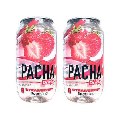 PACHA Lychee / Mojito / Peach / Strawberry Sparkling Drink - 2 x 330 ml can