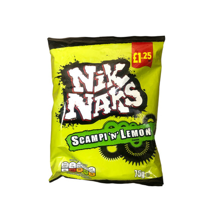 TAYTO NIKS NAKS Nice'n'Spicy / Rib'n'Saucy / Scampi - 10 x 75 gr. packs