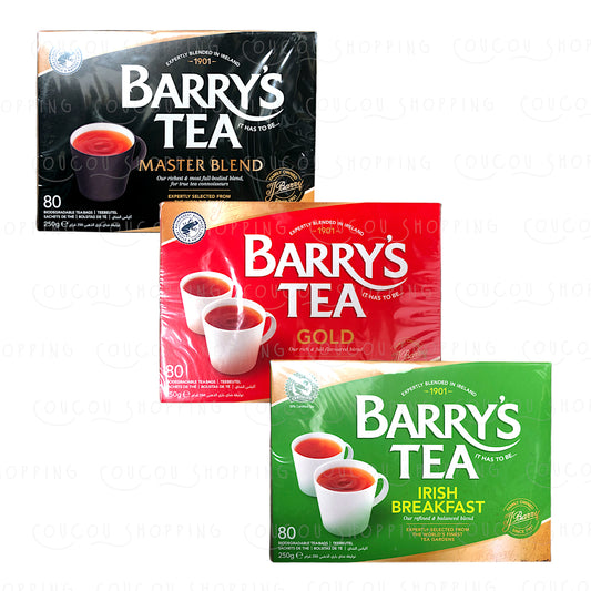 BARRY'S TEA Gold / Irish Breakfast / Master Blend 80 bags - 250 gr. box