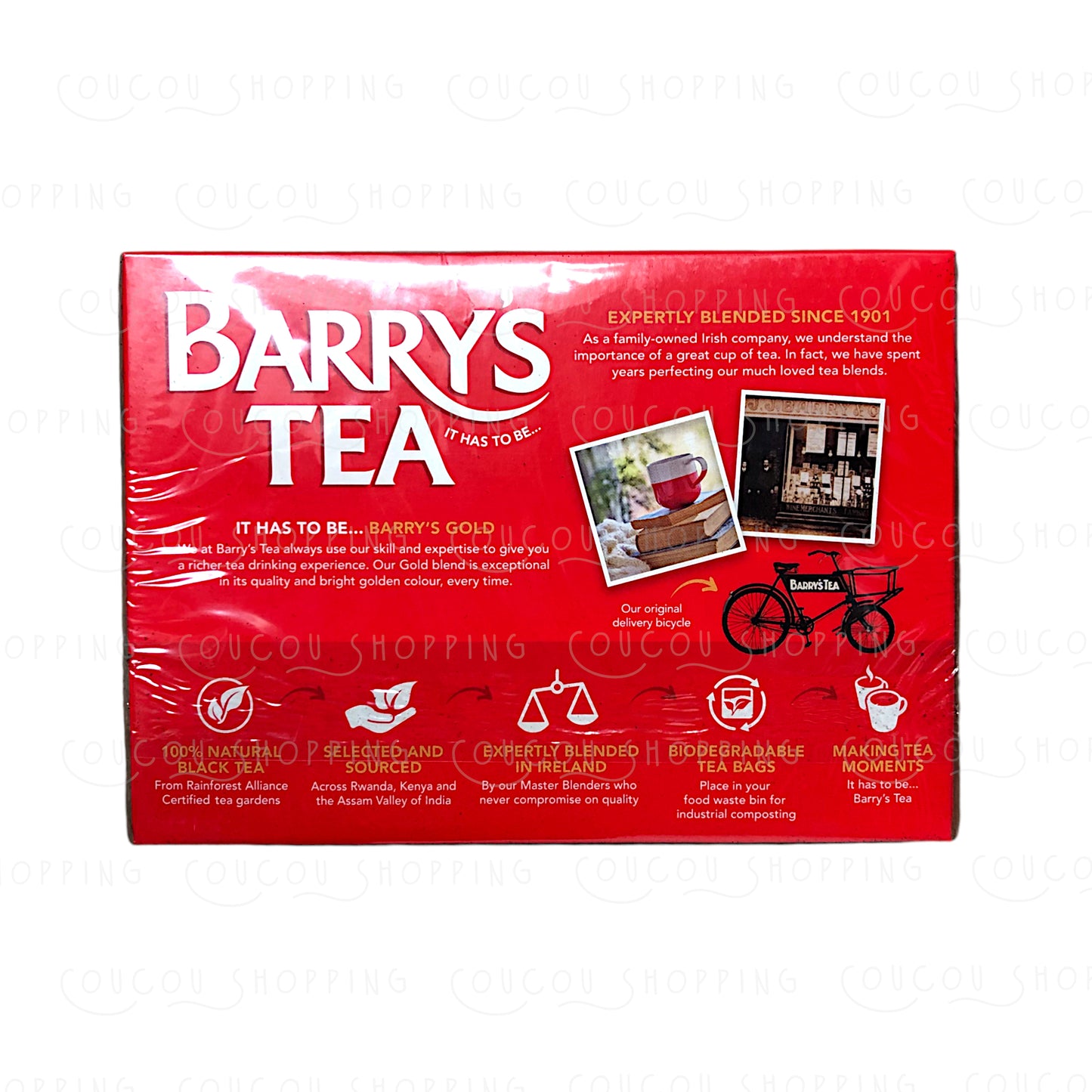 BARRY'S TEA Gold / Irish Breakfast / Master Blend 80 bags - 250 gr. box