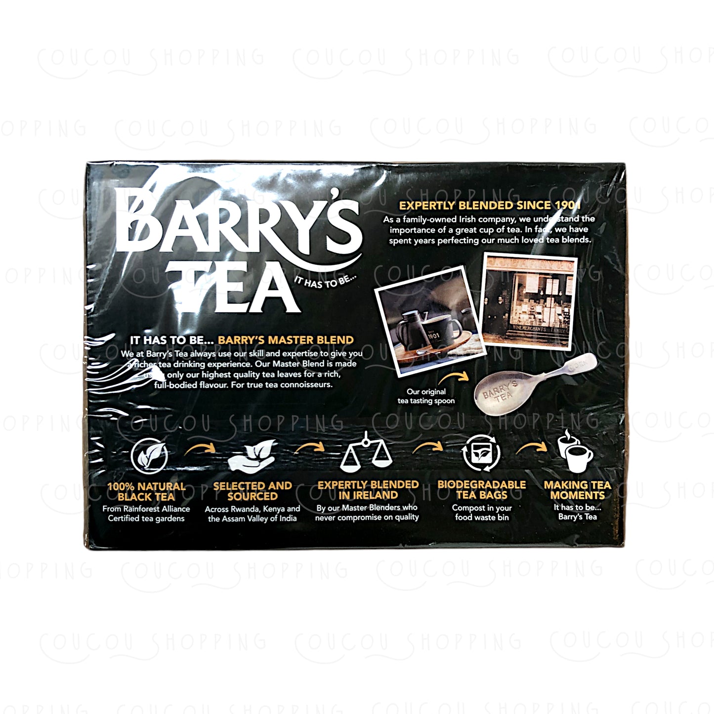 BARRY'S TEA Gold / Irish Breakfast / Master Blend 80 bags - 250 gr. box