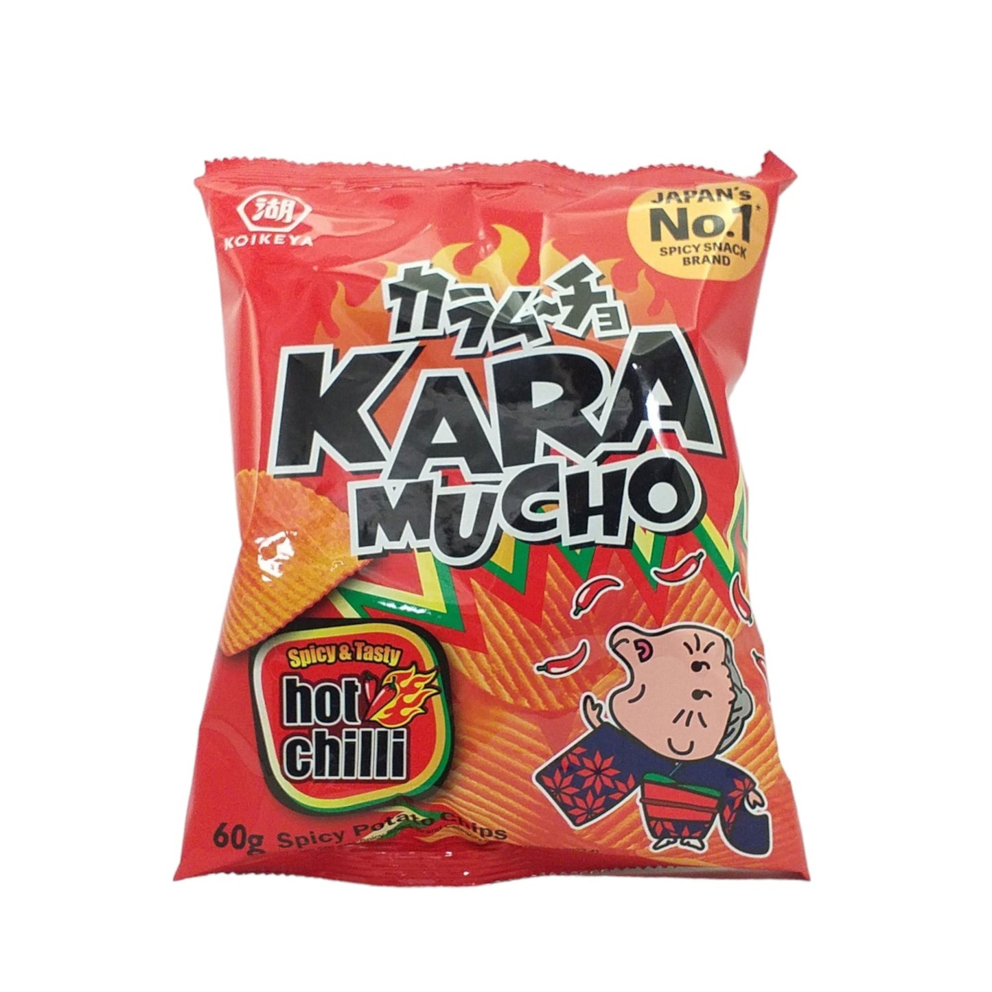 KOIKEYA KARA MUCHO Hot Chilli Ridged / Flat - 2 x 60 gr. packs