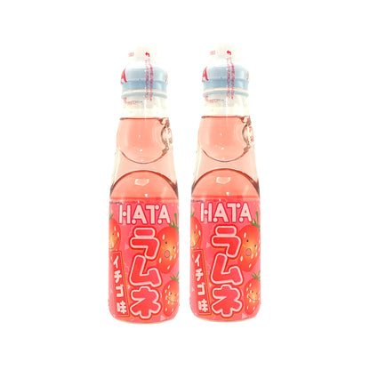 HATAKOSEN RAMUNE Marble Soda - 10 x 200 ml. bottle Strawberry Blueberry Kimura Original Melon Pineapple Lychee Orange