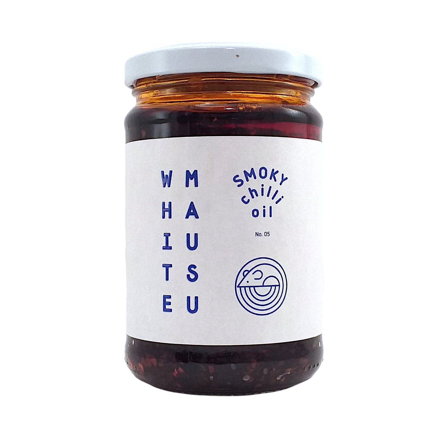 WHITE MAUSU Peanut Rayu / Black Bean Rayu / Hot Peanut Rayu / Chilli Oil - 240 gr. jar