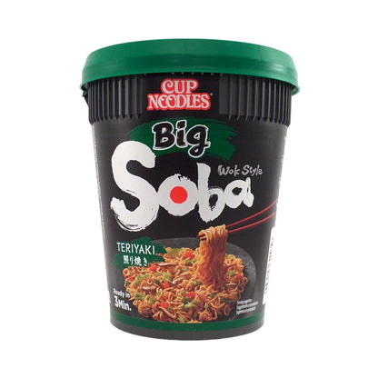 NISSIN BIG SOBA Classic / Chilli / Teriyaki Instant Noodles Cup - 2 X 113 gr. cup