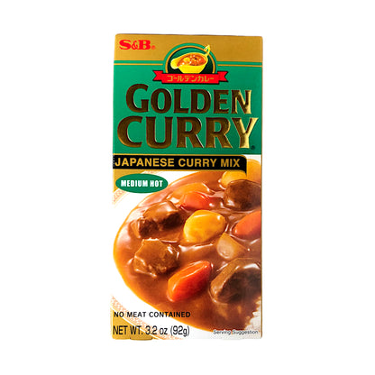 S&B Golden Curry Chukara Japanese Curry Mix Mild / Medium Hot - 92 gr. pack