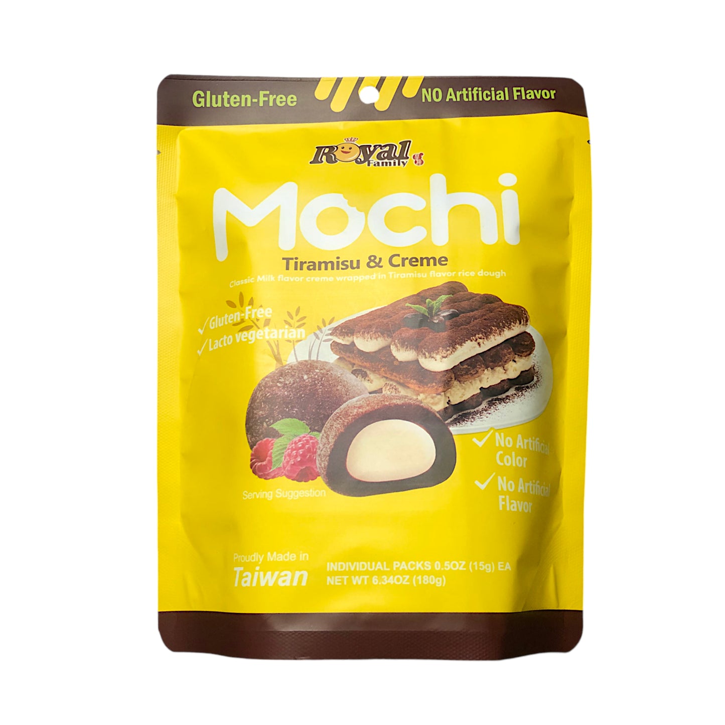 ROYAL FAMILY Mochi Maple Syrup / Strawberry Cheesecake / Tiramisu Cream - 180 gr. pack