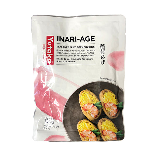 YUTAKA Inari-Age Seasoned Fried Tofu Pouches - 130 gr. pack