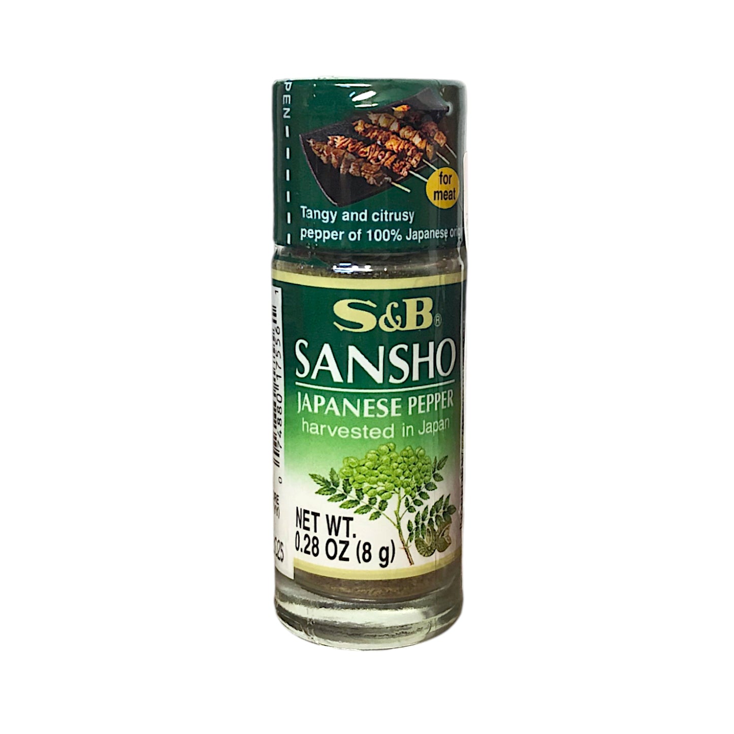 S&B Sansho Japanese Pepper - 8 gr. jar