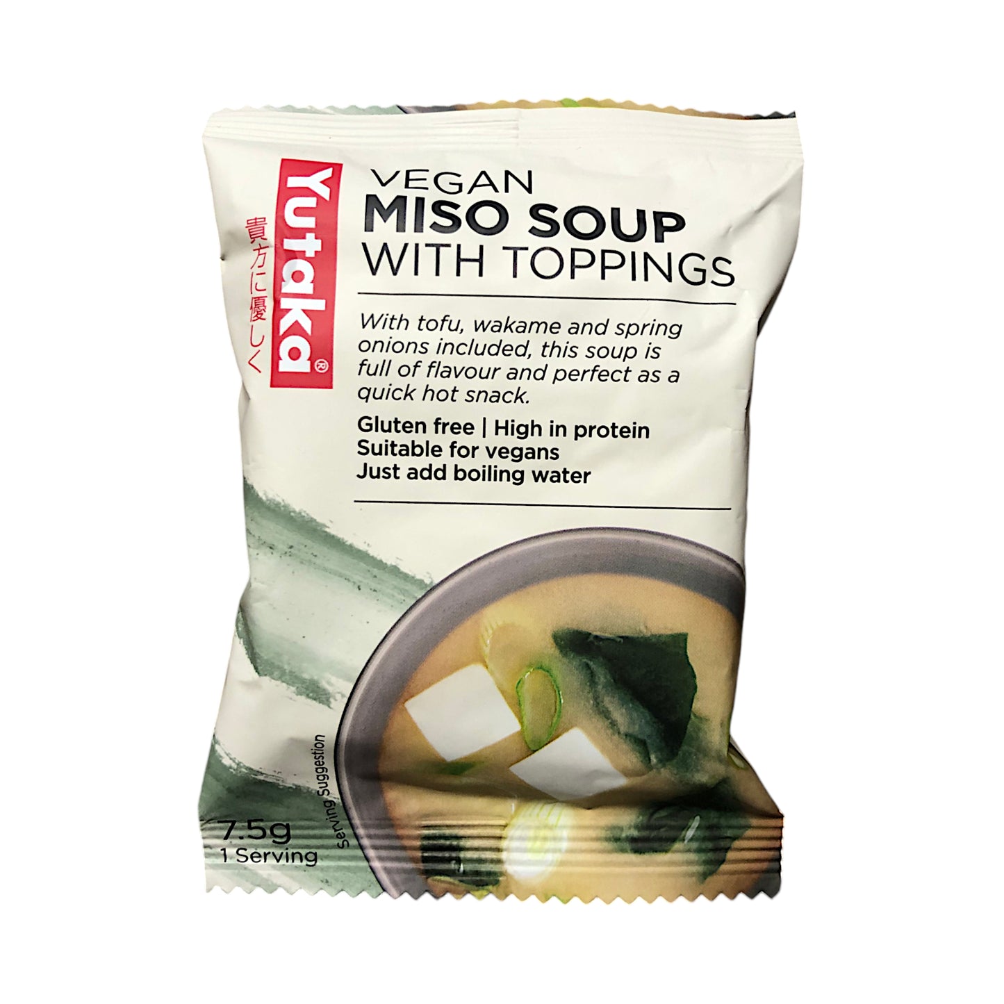 YUTAKA Miso / Bonito Fish Soup 1 Serving - 2 x 75 gr. pack