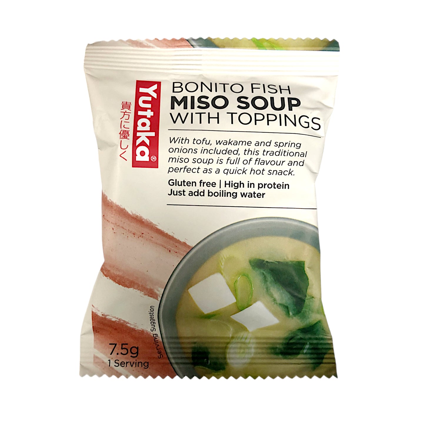 YUTAKA Miso / Bonito Fish Soup 1 Serving - 2 x 75 gr. pack