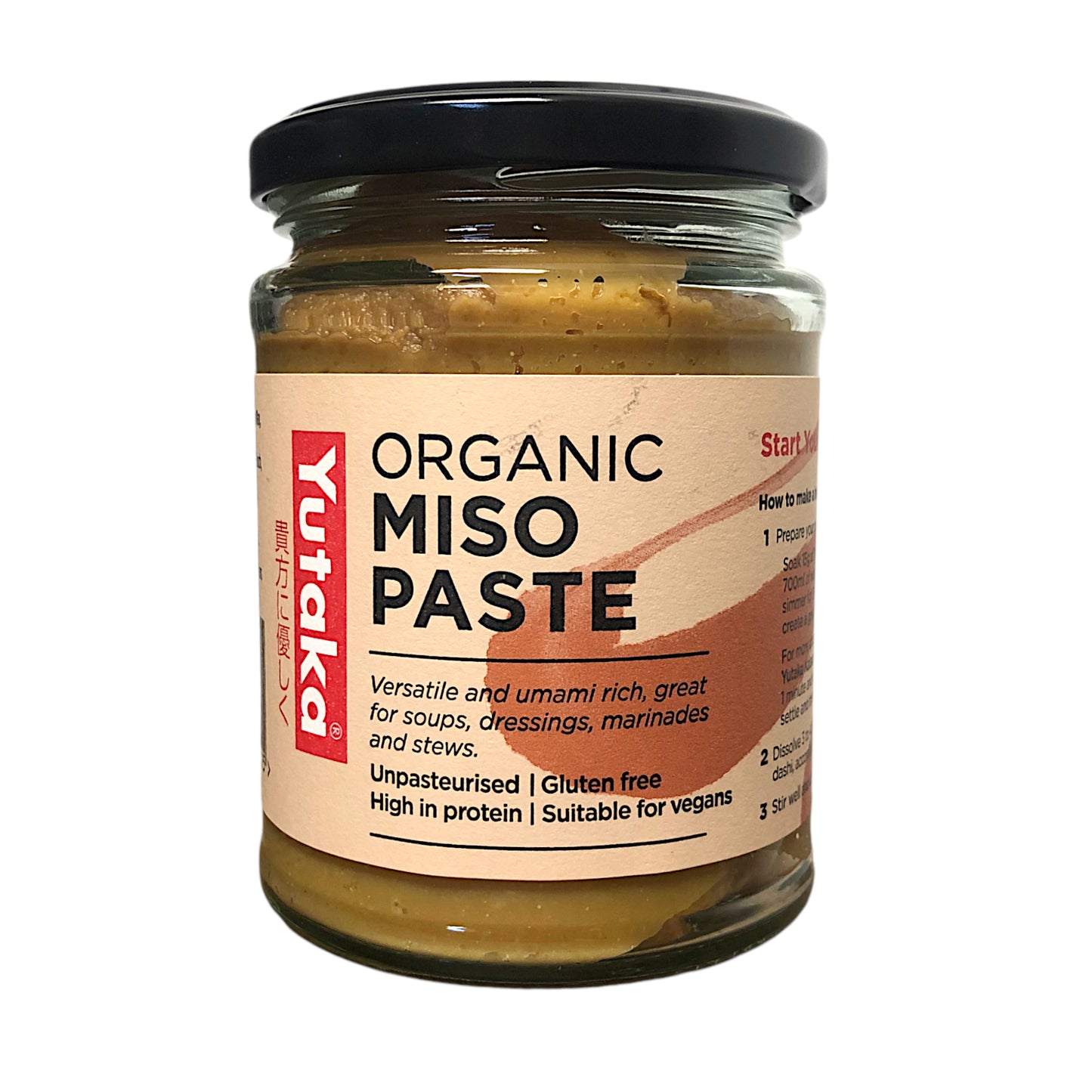 YUTAKA Organic Miso Paste - 300 gr. jar