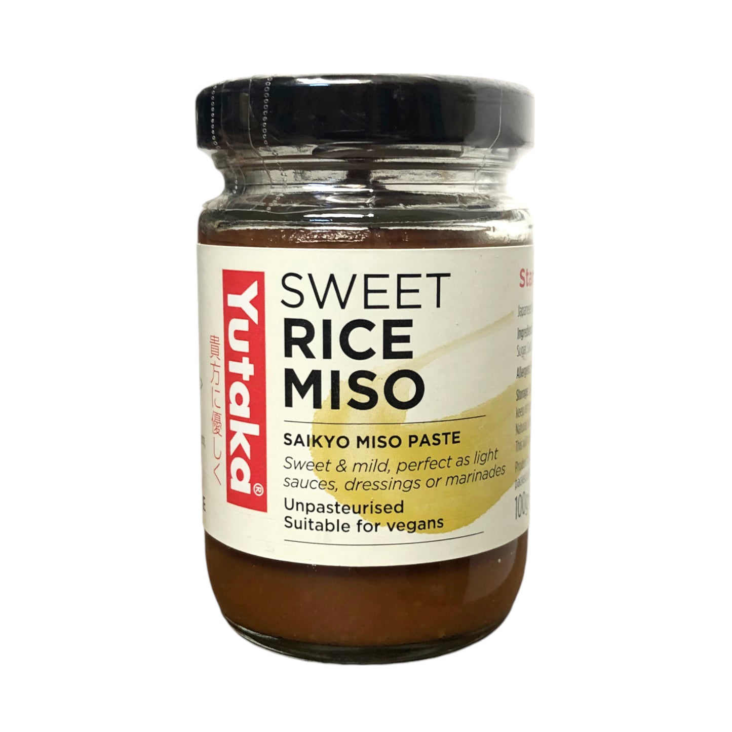 YUTAKA Miso Paste Sweet Rice / Barley / White Miso - 100 gr. jar