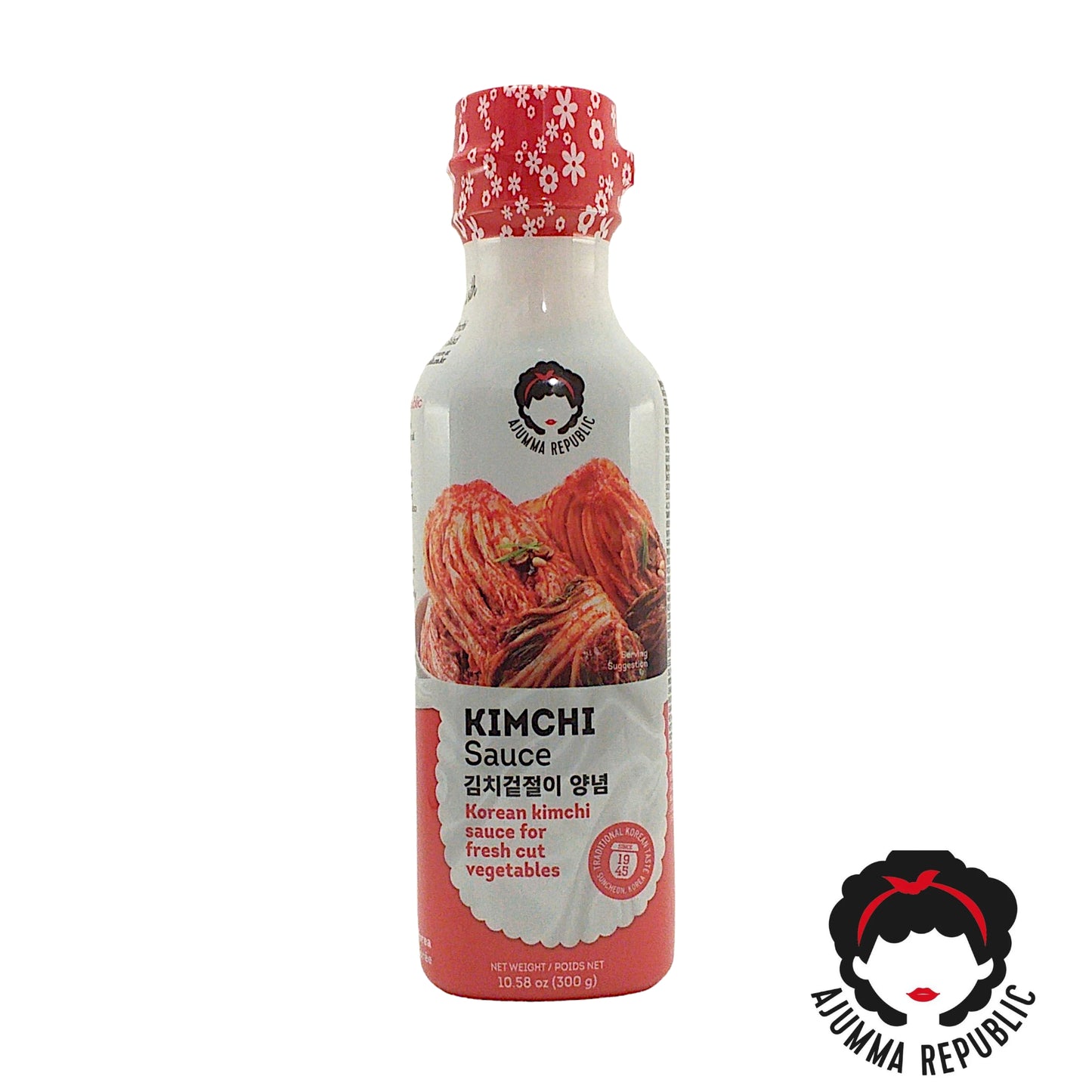 AJUMMA REPUBLIC BBQ / Gochujang / Kimchi / Fire / Japchae Sauce -  300 gr. bottle