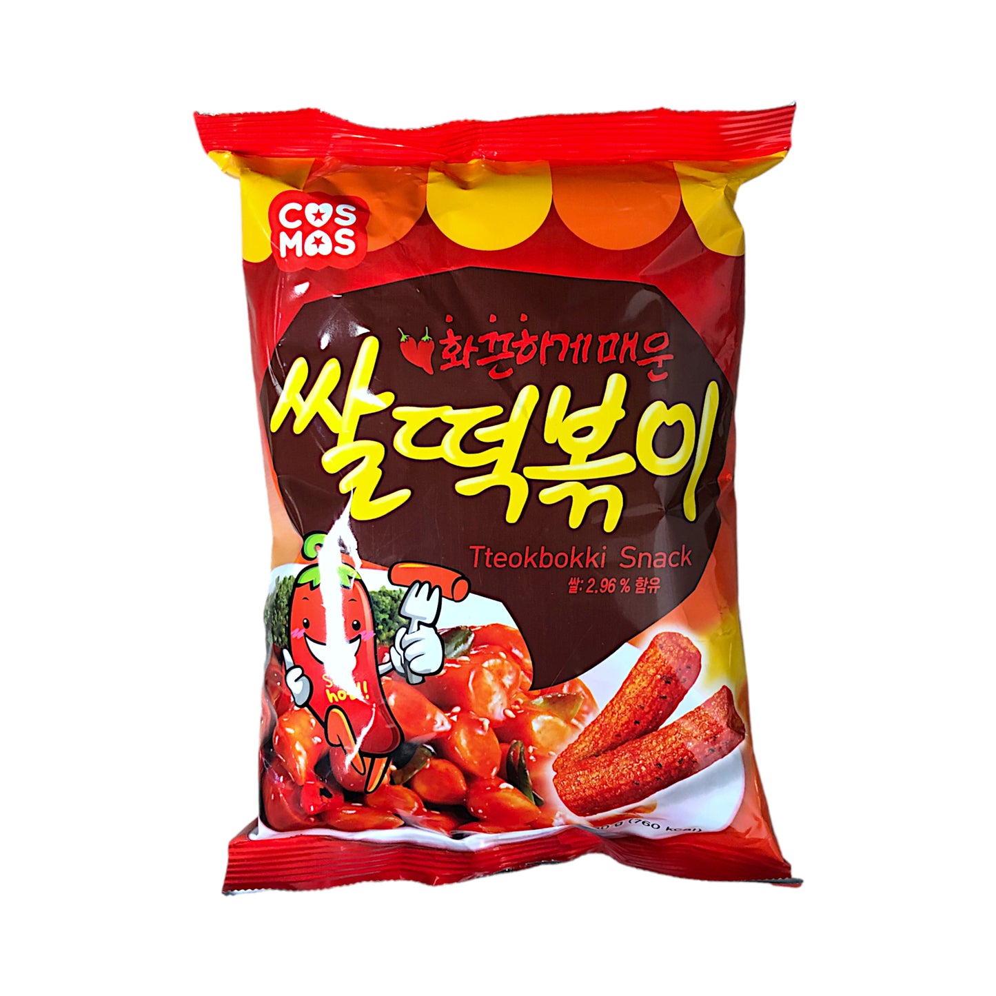 COSMOS Tteokbokki Snack - 2 x 500 gr. bag