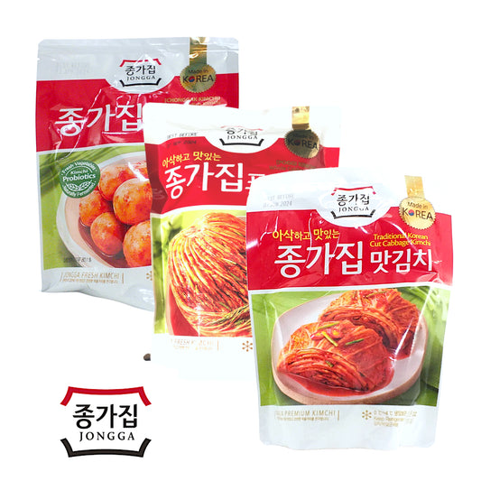 JONGGA Chonggak / Premium / Whole Cabbage Kimchi -  500 gr. bag