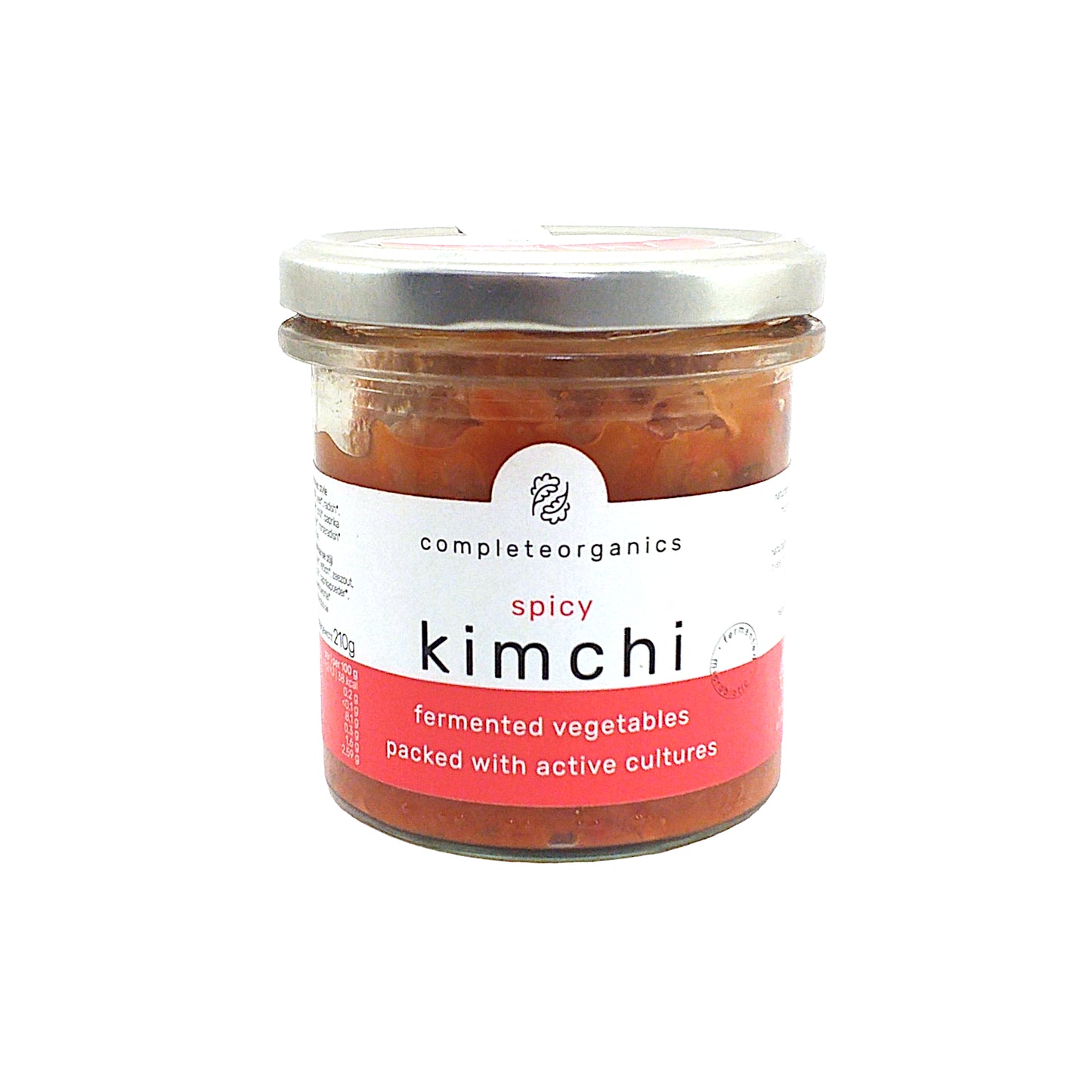 COMPLETELY ORGANICS Kimchi Mild / Original / Spicy - 220 gr. pot