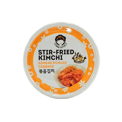 AJUMMA REPUBLIC Kimchi Hot / Stir-Fried (mild) - 2 x 160 gr. tins