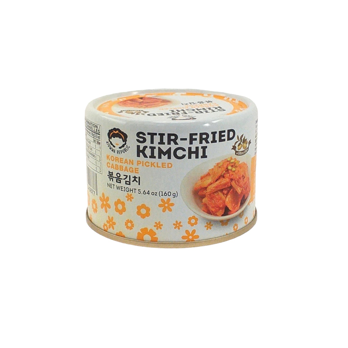 AJUMMA REPUBLIC Kimchi Hot / Stir-Fried (mild) - 2 x 160 gr. tins