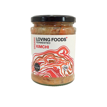 LOVING FOODS Organic Kimchi Vegan Original /  Hot'n'Smoky / Black Pepper Turmeric - 475 gr. jar