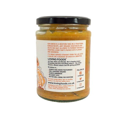 LOVING FOODS Organic Kimchi Vegan Original /  Hot'n'Smoky / Black Pepper Turmeric - 475 gr. jar